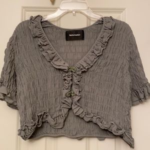 Reformation Cropped Short Sleeve